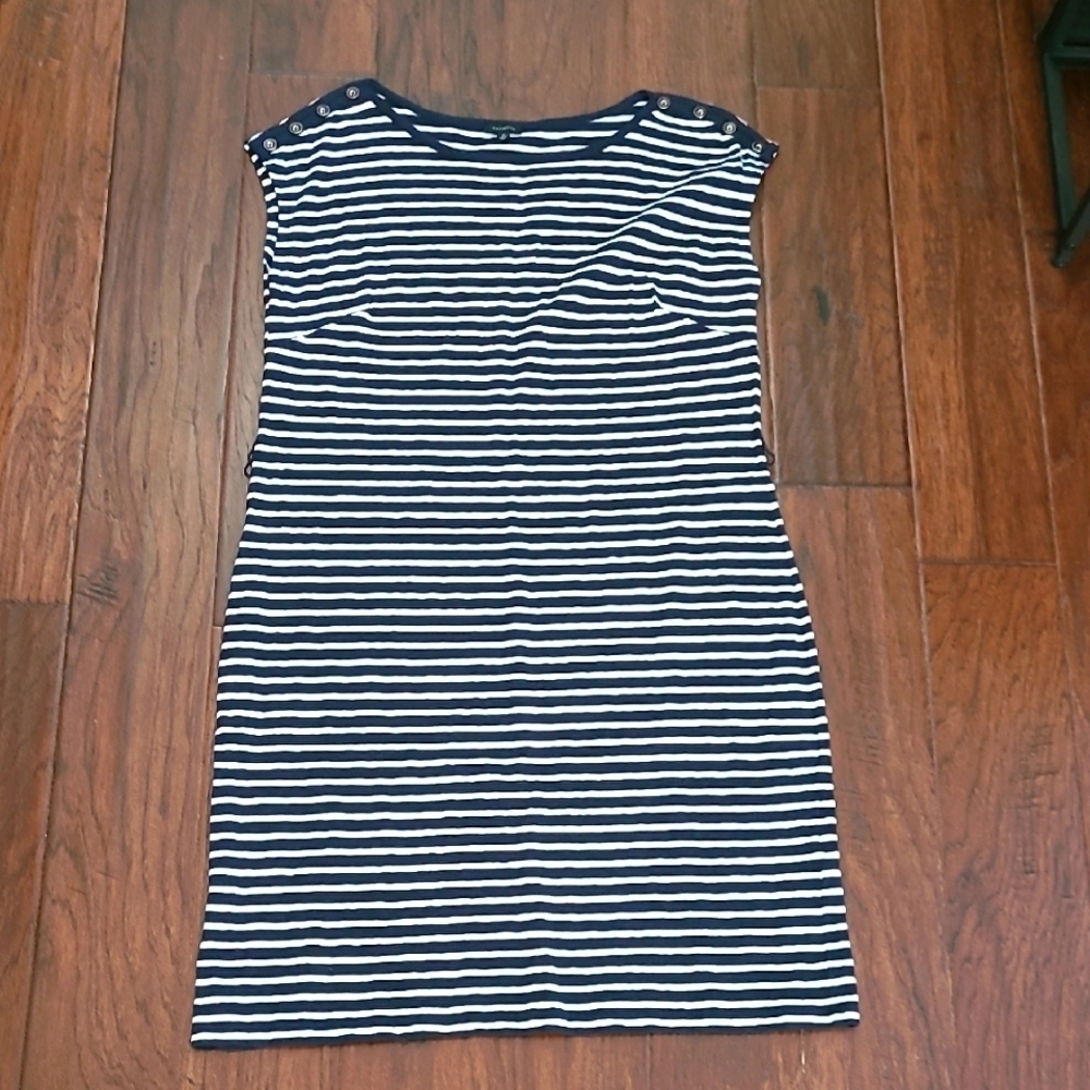 Talbots women's nautical striped dress size Medium